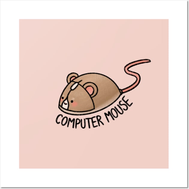 Computer Mouse Wall Art by drawforpun